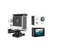 DIGNIFE Cámara de Acción, Deportes Dv 4k Cámara de Deportes de Buceo aéreo al Aire Libre WiFi Mini Mini(Bianco)