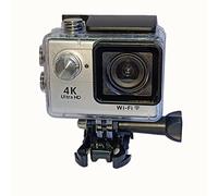 DIGNIFE Cámara de Acción, Deportes Dv 4k Cámara de Deportes de Buceo aéreo al Aire Libre WiFi Mini Mini(Silver Grey)