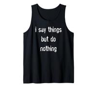 Digo Cosas Pero no Hago Nada Camiseta sin Mangas