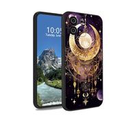 DIGTIALL Funda de TPU para BLU VIEW5 B160V, delgada, negra, suave, silicona, protección a prueba de golpes, antideslizante, funda protectora para mujeres y hombres, para BLU VIEW5, Luna