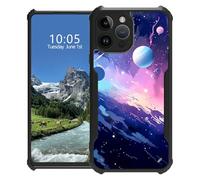 DIGTIALL Funda para iPhone 15 Pro de 6.1 pulgadas, parte trasera acrílica híbrida delgada + parachoques de TPU suave, antideslizante, a prueba de golpes, funda protectora para iPhone 15 ProPlanet