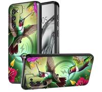 DIGTIALL Funda para Samsung Galaxy S20 FE de 6.5 pulgadas con soporte y funda para cámara para Galaxy S20 FE de doble capa, resistente a prueba de golpes, funda protectora para Samsung S20 FE, flor de
