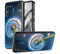 DIGTIALL Funda para Samsung Galaxy S20 FE de 6.5 pulgadas con soporte y funda para cámara para Galaxy S20 FE con doble capa resistente a prueba de golpes, hermoso diente de león