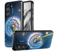DIGTIALL Funda para Samsung Galaxy S21 FE de 6.4 pulgadas con soporte y funda para cámara para Galaxy S21 FE con doble capa resistente a prueba de golpes, hermoso diente de león