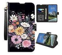 DIGTIALL Funda tipo cartera para Nokia C300 4G N155DL de 6.5 pulgadas con correa para la muñeca, piel sintética, tapa magnética, a prueba de golpes, funda protectora con soporte para tarjetas de