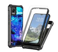 DIGTIALL Sharks - Funda para AT&T Vista con protector de pantalla de vidrio templado, doble capa, resistente, a prueba de golpes, TPU para AT&T Vista 2023 6812D