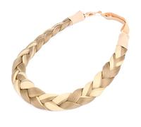 DIGUAN AHairBeauty - Diadema de pelo sintético trenzado, estilo clásico, gruesa, elástica, accesorio de belleza para mujeres y niñas, 55 g