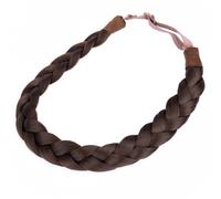 Diguan Cabello sinttico Diadema trenzada Classic Classing Wide Buarded trenzas elsticas estiramiento elstico para mujeres Accesorio de belleza