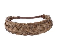 DIGUAN Diadema trenzada de pelo sint tico de 5 hebras, cl sica, gruesa y ancha