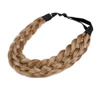 DIGUAN Diadema trenzada de pelo sint tico de 5 hebras, cl sica, gruesa y ancha