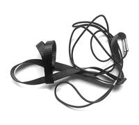 Diheohg 1 arnés para pájaros para loros, correa de tracción al aire libre, juego de cuerda de entrenamiento para papagayos, negro, XS