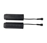 Diheohg 1 empuñadura calefactable para scooter eléctrico, 12 V, ATV, calefactable, bicicleta eléctrica, cubierta de agarre para moto, color negro