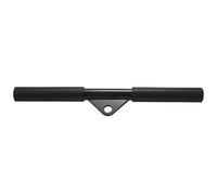 Diheohg 1 pieza DIY Home Gym LAT Pull-Down Barra de Barra de Gimnasio Negro para Tractor de Cuerda, Barra de tracción con Mango de Goma para Sistema de Polea
