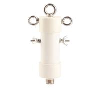 Diheohg 1 pieza K-50MS Balun 1:1 Balun Ham Antena Balun Receptor Balun Blanco Milky Radio Multifuncional Antena de onda Corta Receptor Balun