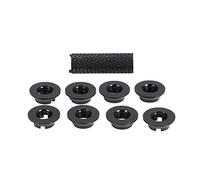 Diheohg 1 pieza para FUTABA mando a distancia JR/interruptor de engranaje basculante accesorios 8 piezas aleación aluminio tuerca negro