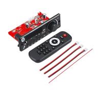 Diheohg 160W Amplificador Bluetooth 5.0 DIY MP3-Decoderplatine Auto Audio Player 12V MP3-Player AutoFM Radio Módulo TF USB Micrófono (A)