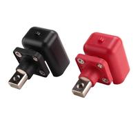 Diheohg 2 postes de batería de litio de cobre de alta corriente 200 A, conector de batería, terminal de almacenamiento de energía (B)