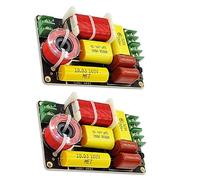 Diheohg 2 unidades -250 250 W tweeter Bass Crossover Filtro de altavoz DIY Interruptor de filtro de altavoz Home Sound Theater