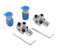 Diheohg 2 unidades de válvula de aire acondicionado con tapa, convierte R12 en la válvula de piercing R134A para reemplazar