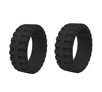 Diheohg 2 unidades, popular entre las mujeres, anillos de silicona frescos, anillo de boda rectangular, anillo de boda de silicona, anillo deportivo ecológico de 9,0 mm, 13