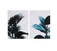 Diheohg 2 unids/set creativo GRueNE Planta Lienzo Póster Cuadros de Pared Pintura Arte de Pared para Dormitorio Salón Decoración del Hogar Marco No Incluido 21 cm x 30 cm