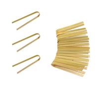 Diheohg 20 pinzas de bambú, utensilios de cocina, mini pinzas de bambú, pinzas naturales para cocinar, duraderas