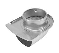 Diheohg 4 100 mm impermeable acero inoxidable ventilación ventilación campana anti-corrosión extractor de aire de escape para pared cubierta de salida de aire D
