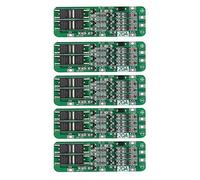 Diheohg 5 unidades 3S 20 A 18650 Li-ion Li-ion Módulo de carga de batería PCB 11,1 V 12 V 12,6 V Módulo