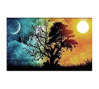 Diheohg 5D DIY Diamante Pintura Deseando Sol y Luna Mosaico Bordado Punto de Cruz Pintura Diamante Diamante Decoración del Hogar