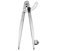 Diheohg 8 200 mm Alas de precisión Divisor de gel herramienta con soporte para lápiz para geometría, metal y cuero