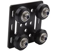 Diheohg Accesorios de impresora 3D para ranura en V Norma europea 2020 Perfil de aluminio Correa Disco V-Slot Construir una placa de portal