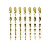 Diheohg Ahuyentador de pájaros reflejo de 30 cm, color dorado, control giratorio decorativo, mantiene a las aves lejos