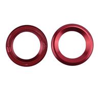 Diheohg Anillos de altavoz de audio para puerta, aluminio anodizado A columnas altavoz decoración círculo órdenes para 2016 2017 2018 2019