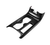 Diheohg Auto GlaNzend Negro Consola Central Vaso de Agua Soporte Decoración Cubierta Cubierta Trim Pegatinas para -V Vezel 2021 2022 LHD