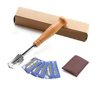 Diheohg Brot BäCker Herramienta de corte de masa para hacer cuchillos de afeitar, vajilla para hornear pan con 5 cuchillas