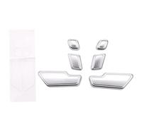 Diheohg Coche Aleación de zinc Asiento de puerta Botón de ajuste Interruptor Cubierta Pegatinas Moldura para C E ML W204 W212 W218 Accesorios