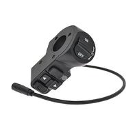 Diheohg - Faros delanteros para bicicleta, intermitentes, bocina, botón de control, interruptor de autobloqueo