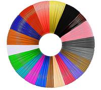 Diheohg Filamento de pluma 3D PLA recarga, paquetes de 20 colores, 16 pies por color, un total de 320 pies, 1,75 mm, filamento premium para bolígrafo de impresión 3D
