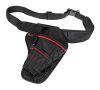 Diheohg Funda de taladro impermeable para destornilladores de impacto, portabrocas multifuncionales, bolsa de herramientas eléctricas con correa para destornilladores de martillo