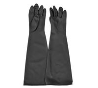 Diheohg Guantes de goma para chorro de arena, 60 cm, color negro, duradero, fácil instalación, fácil de usar