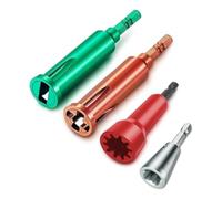 Diheohg Herramienta de torneado de alambre de 4 piezas, pelacables y tornillo, pelacables de 3 vías/5 vías y herramienta giratoria de tapa de alambre