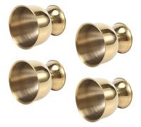 Diheohg Huevera Set Acero Inoxidable Huevos Duros Huevos Cocidos y Bandeja Suave Portaherramientas Cocina, Oro
