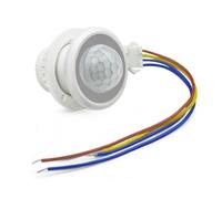 Diheohg Interruptor de luz con sensor de movimiento AC85-265 V, sensor PIR para retardo de tiempo de iluminación, ajuste de la lámpara del detector de movimiento, interruptor automático, fácil