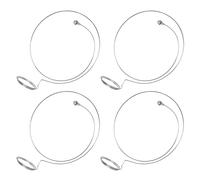 Diheohg Juego de 4 soportes para cuerda, soporte para lupa para relojeros, cinta para la cabeza, soporte para cristales de joyas, cinta para la cabeza, cómodo de usar, artesanía fina