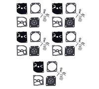 Diheohg Juego de 5 piezas de reparación de carburadores RB-100 Junta membrana para HS45 FS55 FS38 BG45 MM55 4137 C1Q