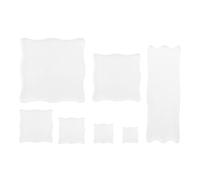 Diheohg Juego de 7 sellos transparentes con cuadrícula para scrapbooking, tarjetas, libro de planificación