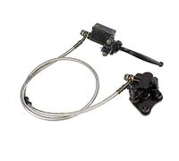 Diheohg Kit de frenos de disco de rueda delantera para motocicleta 110 cc 125cc 140cc pit motocicleta freno