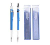 Diheohg Lápiz de soldadura con 12 minas de recarga redondas, 2,0 mm, rotulador para cerraduras de tubos, soldador, construcción, carpintería