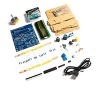 Diheohg Medidor de frecuencia y de inductancia DIY Electrónica Kit de construcción 51 Comprobador monolítico Tarjeta de circuito de soldadura Kit de construcción