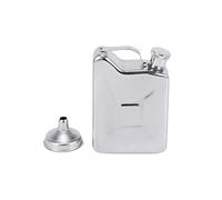 Diheohg Mini petaca de acero inoxidable 5 oz licor whisky alcohol combustible gas combustible bidón de gasolina